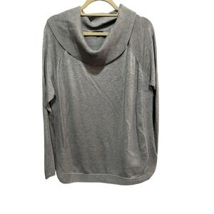Lety & Me - Gray Cowl Neck Sweater; Size XL